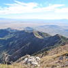 View south to Mexico from peak.