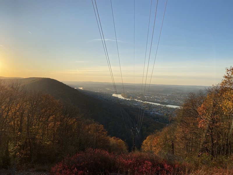 Overlooking West Branch of the Susquehanna.