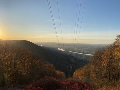 Overlooking West Branch of the Susquehanna.