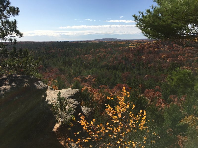 View from the top in mid-October.