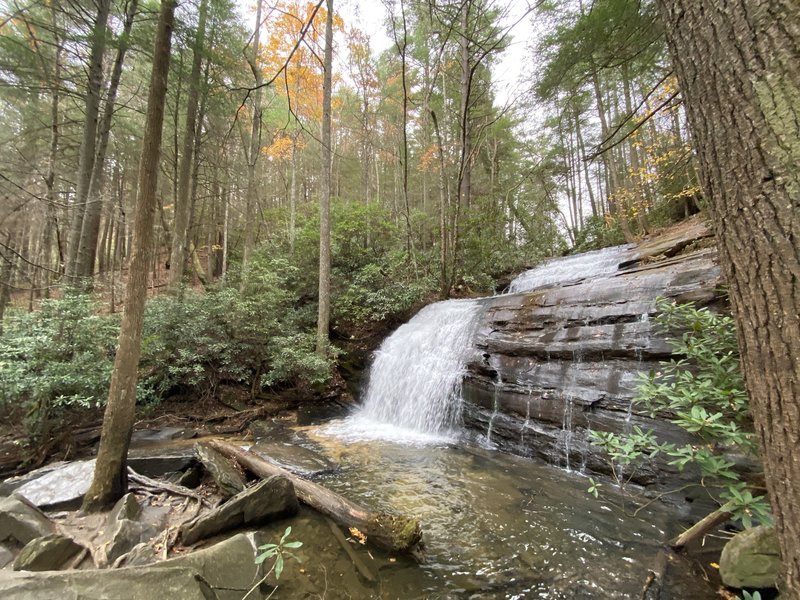 A beautiful fall day at Long Creek Falls.