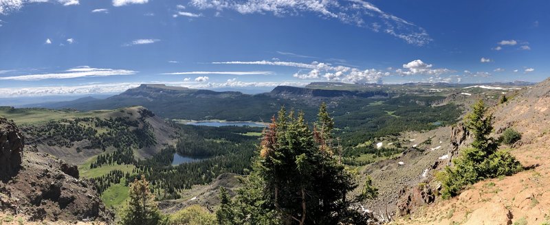 Breathtaking views in the Flat Tops