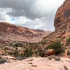 View from lower-down on the Portal Trail.