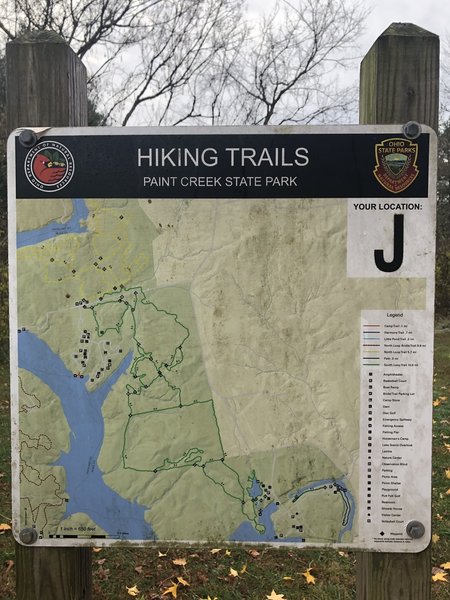 This map shows far more detail than the app. Most important - hiking all of the optional portions totals 10.6 miles.