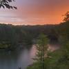 Sunrise over the Manistee River on Labor Day Weekend 2020