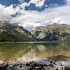 Phelps Lake and the mouth of Death Canyon.