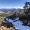 Ute trail snowy descent