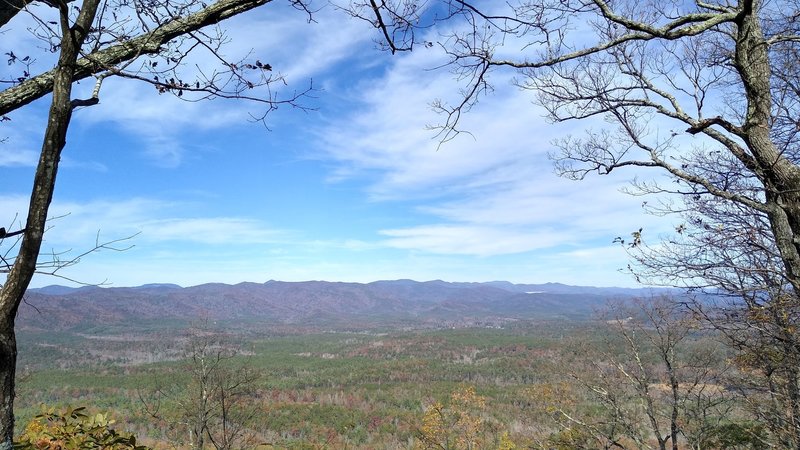 View from the top Tamassee Knob.