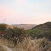 Few miles back to the trailhead - dusk approaches.