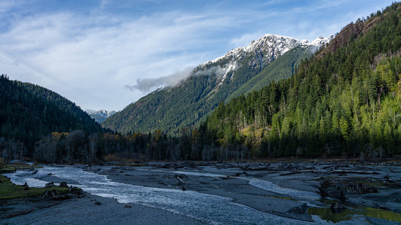 Olympic Mountains just outside of Staircase