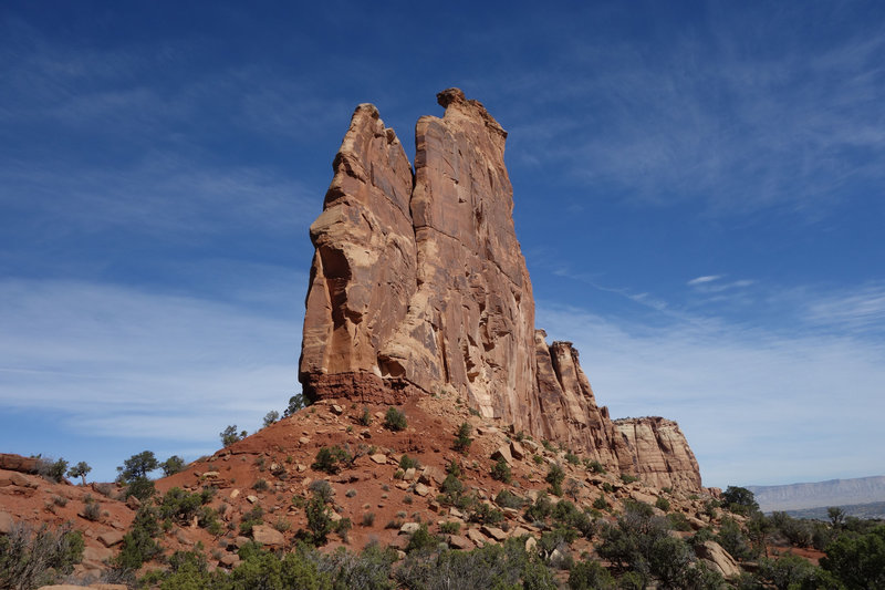 Independence Monument viewed from the southwest.