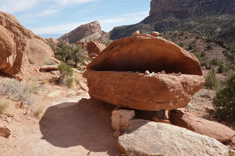 Big Mouth rock on the Monument Valley Trail