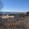 View from the top of the bluff.