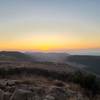 Watch the sun set over the Reagan Library in winter