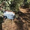 North trailhead sign.