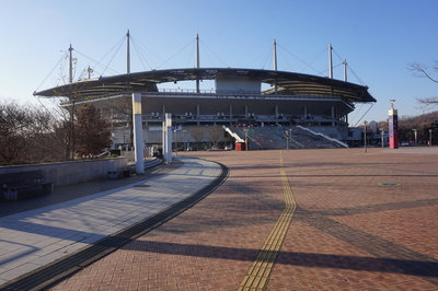 The World Cup Stadium, walking this part of section 7 in reverse.