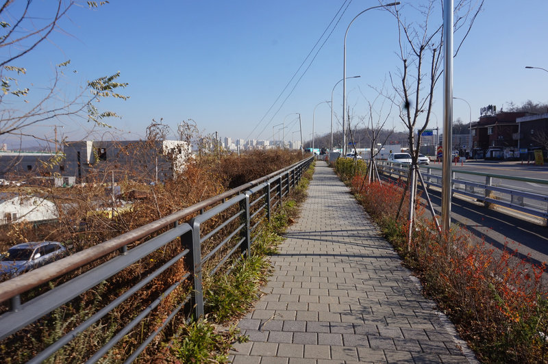 Trail alongside Arisu-ro