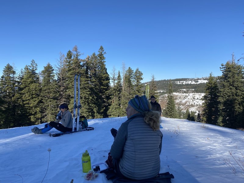 Lunch at the Viewpoint overlooking the North Fork Umatilla Wilderness