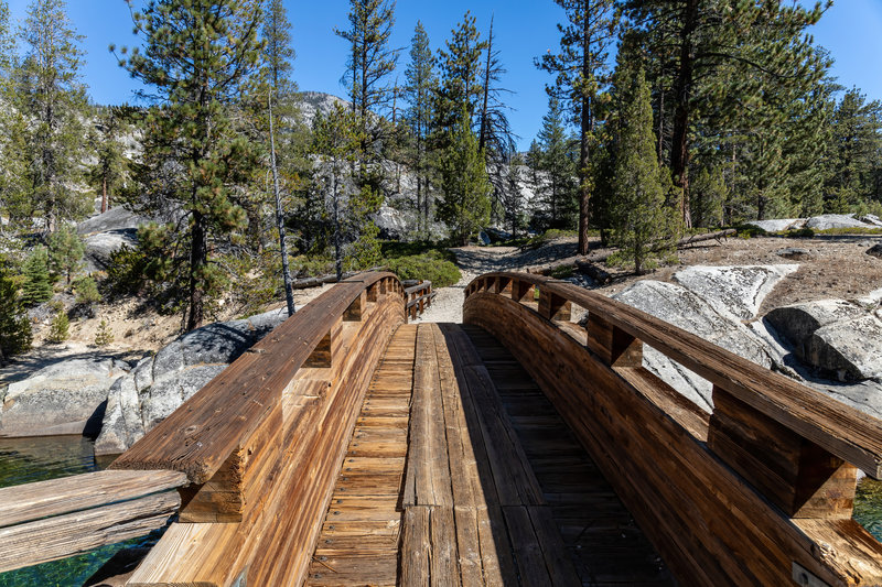 Bridge across the South Fork San Joaquin River.