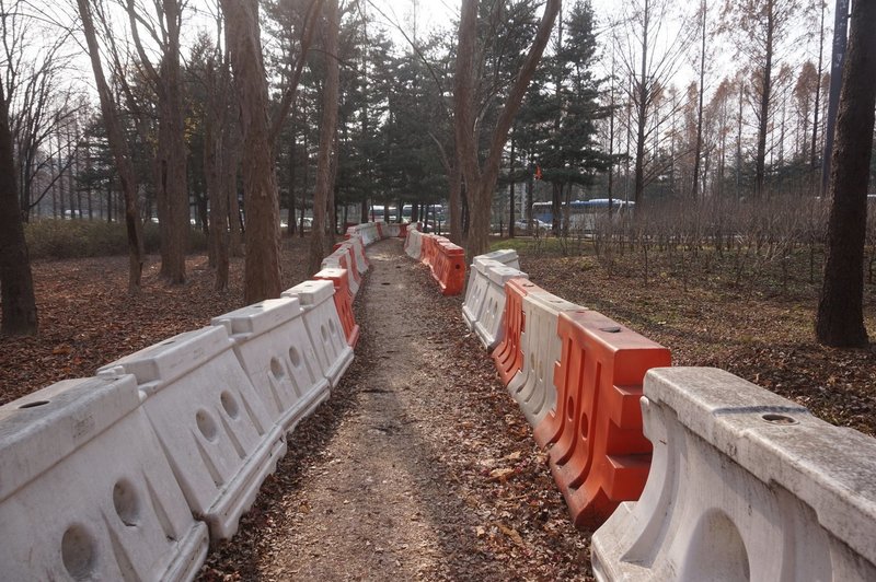 Seoul Trail leaves Yangjae Citizen's Forest