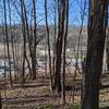 The bright lights of Richland Center are usually visible from the trail.