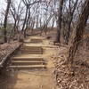 Seoul Trail section 4 in Umyeonsan Park, taken 7th Dec 2020