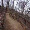 Seoul Trail section 4 in Umyeonsan Park, taken 7th Dec 2020