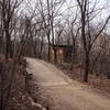 Seoul Trail section 4 in Umyeonsan Park, taken 7th Dec 2020