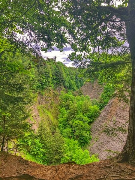 This might be on the North Rim Trail but I can't remember. Either way it's best to do the whole thing!