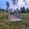 Bridge over canal leading to Prairie Pines Yellow Trail.