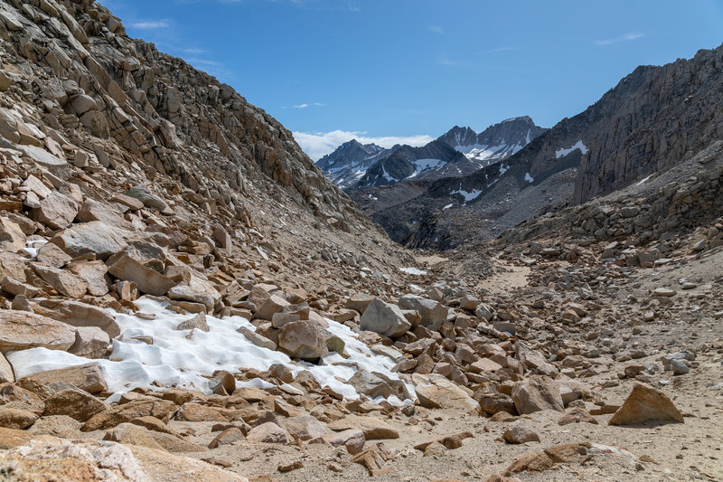 View south from Mono Pass towards Mount Mills.