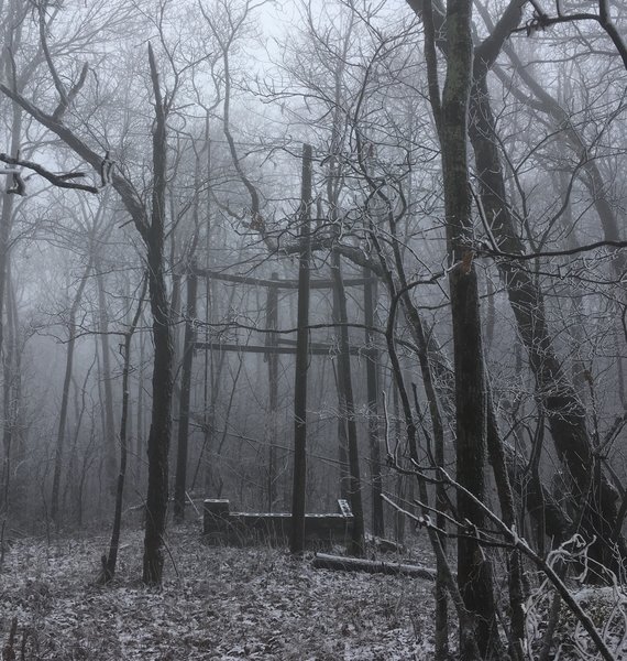 Remains of old Stonega Fire Tower.