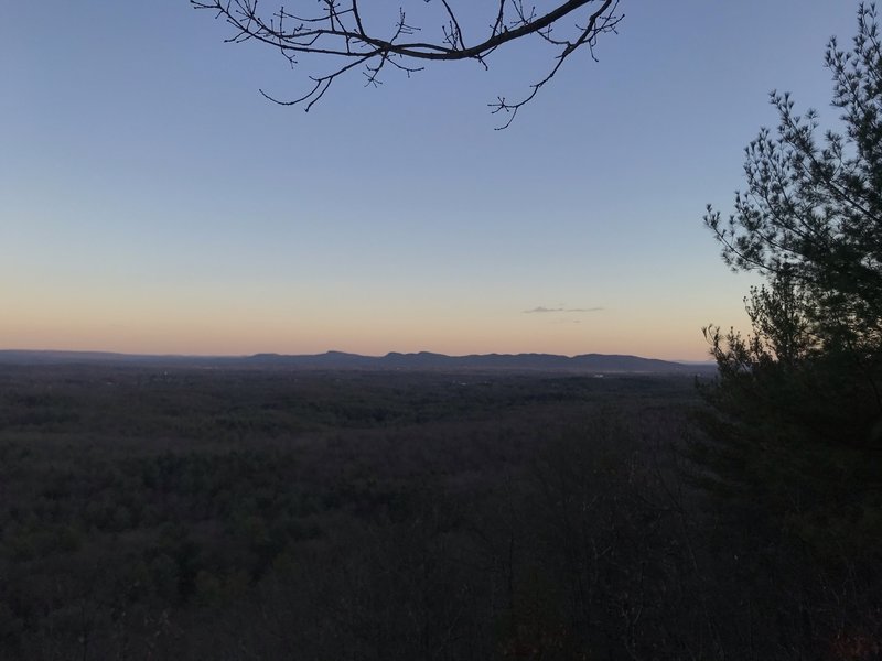 View of the Holyoke Range from White Rock.