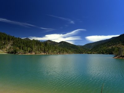 Applegate Lake (at full pool) from the Payette Trail.