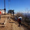 Heading north off inwangsan Mountain.