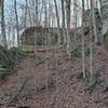 Sandstone bluffs along the White River