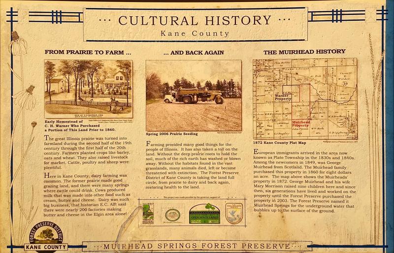 Muirhead History Interpretive Sign