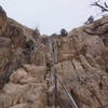 Bukhansan Traverse below Munsubong Peak.