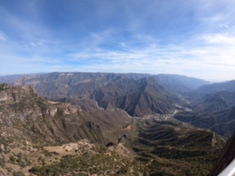 View of Urique from overlook