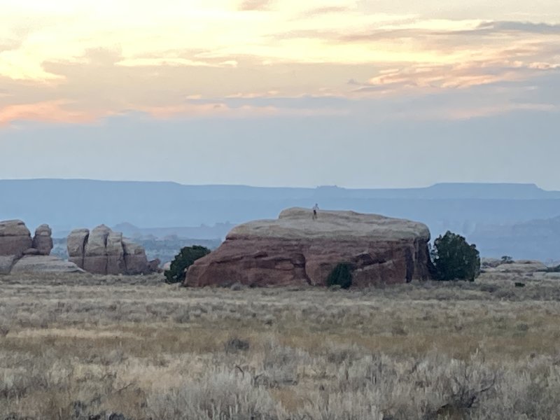 Great panoramic views from top or around Porta Pebble Rock.