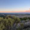 Sunset view from Vista Hill