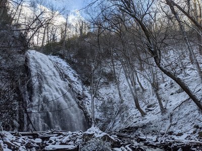 Crabtree Falls in winter