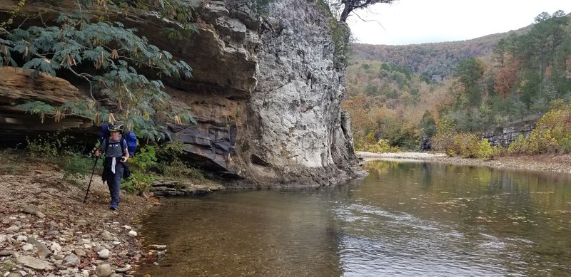 October 2020 Horseshoe Bend looking North.