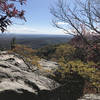 Autumn view of Grassy Cove from Southern Overlook.