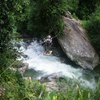 Crossing the Rio Buritaca