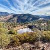 View from the trail around the 4.5 mile mark heading towards canyon.