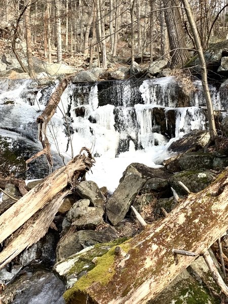 Gorgeous waterfall on the back nine of this hike.