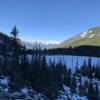 Upper Granite Lake, from the talus field on South side.