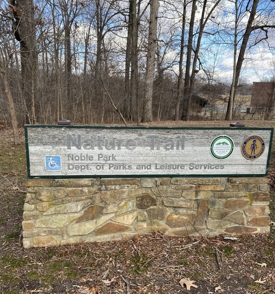 Entrance sign