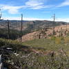 Mill Creek Wilderness and Twin Pillars from Wildcat trail (approx. 4 mi past Belknap trail intersection).